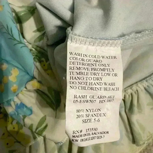 eleanor rose swim top 5/6 k203 - Picture 4 of 4